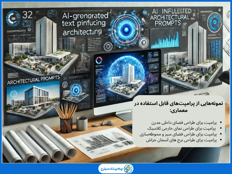 نمونه‌هایی از پرامپت‌های موثر در معماری